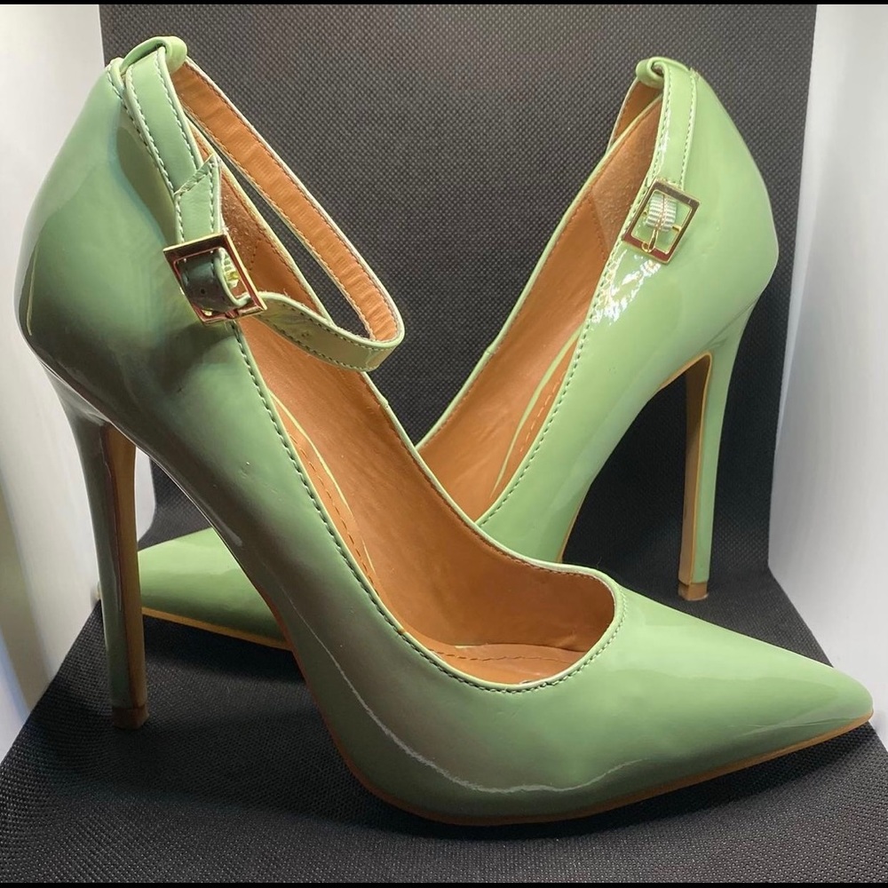 Mint Green Pumps